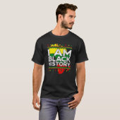 T-shirt I Am Black History Black History Month Men Boys Wo (Devant entier)