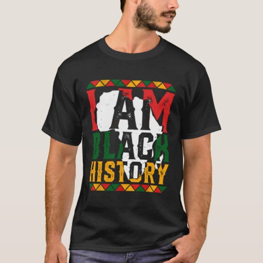 T-shirt I Am Black History Month African American Pride Ce (Devant)