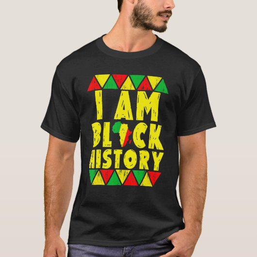 T-shirt I Am Black History Month African American Pride Ce (Devant)
