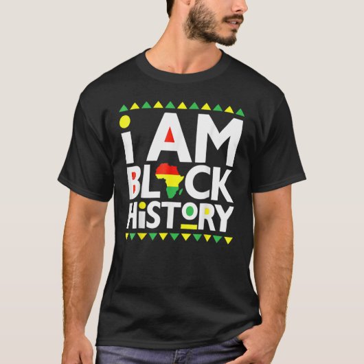 T-shirt I Am Black History Month African American Pride Ce (Devant)
