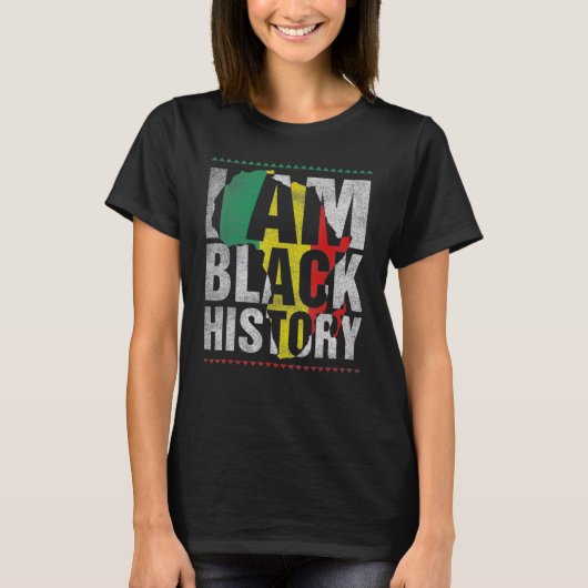 T-shirt I Am Black History Month African American Pride Ce (Devant)