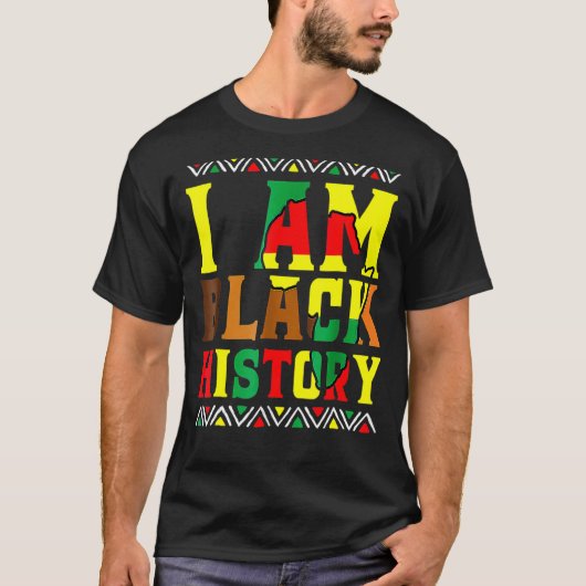 T-shirt I Am Black History Month Afro African Pride Men Wo (Devant)