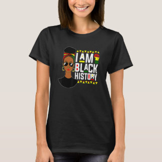 T-shirt I Am Black History Month Afro American Pride Women