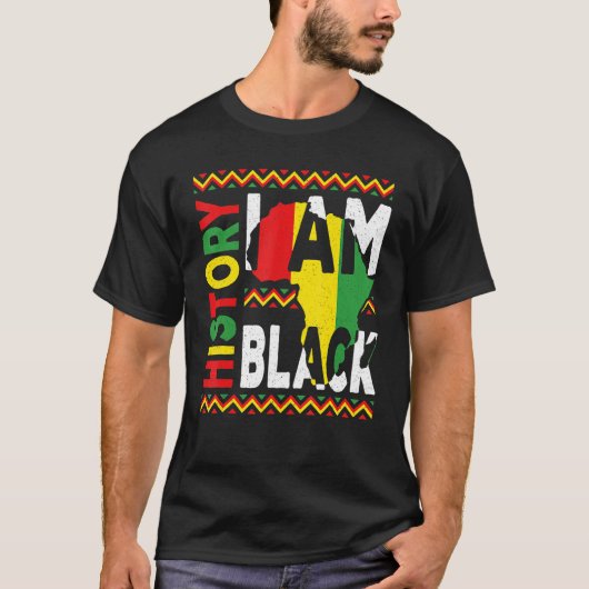 T-shirt I Am Black History Month Melanin Pride African Ame (Devant)