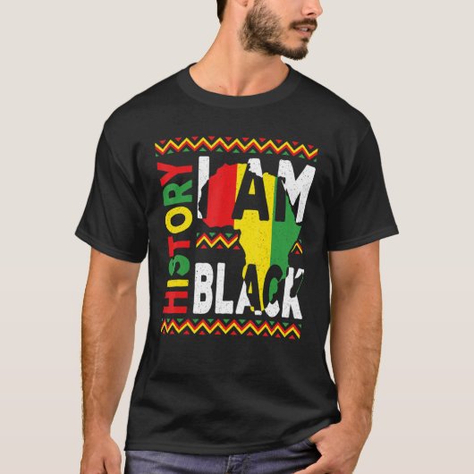 T-shirt I Am Black History Month Melanin Pride African Ame (Devant)