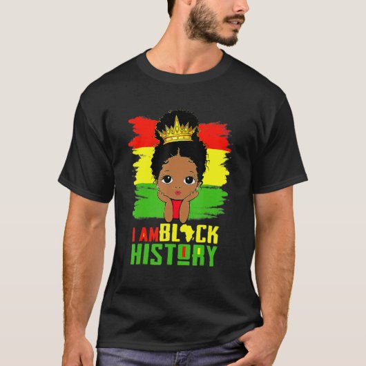 T-shirt I Am Black History Month Pride African American Cu (Devant)