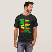 T-shirt I Am Black Woman Educated Melanin Black History Mo (Devant entier)