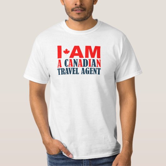 T-SHIRT I AM CANADIAN (Devant)
