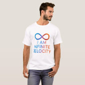 T-shirt I AM Infinite Velocity – Quantum Energy Design (Devant entier)