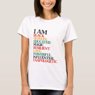 T-shirt I AM - Mois de l'histoire des Noirs