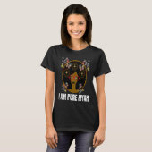 T-shirt I Am Pure Fiyah  Empowered Black Queen With Glasse (Devant entier)