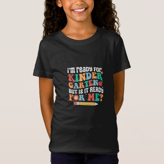 T-Shirt I am ready Kindergarten (Devant)
