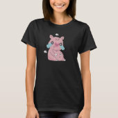 T-shirt I Am Still Beautiful Cute Little Fat Piggy Crying  (Devant)