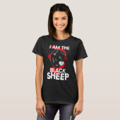 T-shirt I Am The Black Sheep Black (Devant entier)