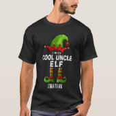 T-shirt I am The Cool Uncle Elf Funny Elf (Devant)