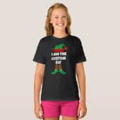 T-shirt I Am The Custom Elf (Devant entier)