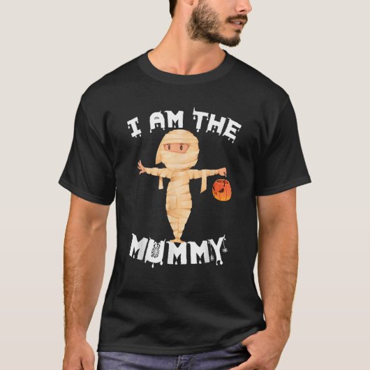 T-shirt I Am The Mummy Matching Halloween Costume Mom (Devant)