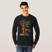 T-shirt I Am The Storm Black History Month Queen Melanin A (Devant entier)