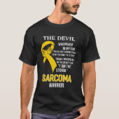 T-shirt I Am The Storm Support Sarcoma Awareness (Devant)