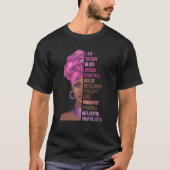 T-shirt I Am Tiffany Black Woman Histoire Mois 2022 Pride (Devant)