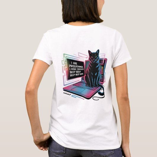 T-shirt I are programmer, I make computer BEEP BOOP BEEP (Dos)