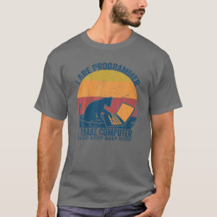 T-shirt I Are Programmer I Make Computer Beep Boop Vintage