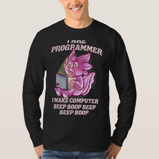 T-shirt I Are Programmer Introvert It Nerd Axolotl Softwar (Devant)