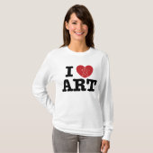 T-shirt I ART de coeur (Devant entier)