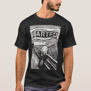 T-shirt I Arted Artist professeurs d'art drôle Peintre cad