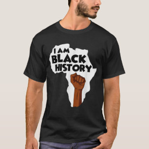 T-shirt I Au Black History Black History Month Afro Americ