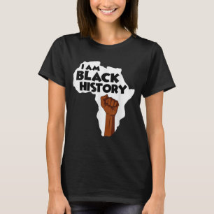 T-shirt I Au Black History Black History Month Afro Americ