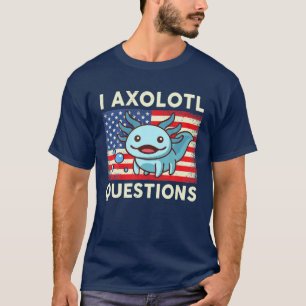 T-shirt I Axolotal Questions Enfants Salamander American A