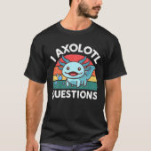 T-shirt I Axolotal Questions Enfants Salamandre bleue Squi (Devant)