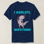 T-shirt I Axolotl Questions Salamander Costume pour enfant (Design devant)