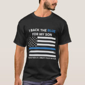 T-shirt I-Back-The-Blue-For-my fils (Devant)