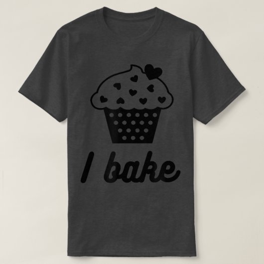 T-shirt I Bake - Baking Drôle (Design devant)