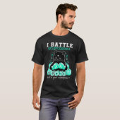 T-shirt I Battle Scleroderma Sensibilisation Chat (Devant entier)