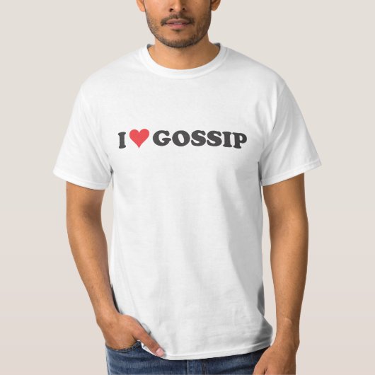 T-shirt I bavardage de coeur (long) (Devant)