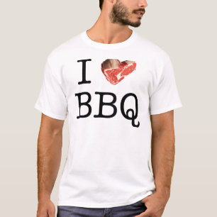 T-shirt I BBQ de coeur