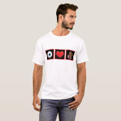 T-SHIRT I BÉBÉ SQUATCH DE COEUR (Devant entier)