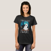 T-shirt I Boo What I Want Grumpy Spooky Ghost Halloween Sp (Devant entier)