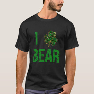 T-shirt I C Bear Patrick's Day Irish Gold Leopard Beer