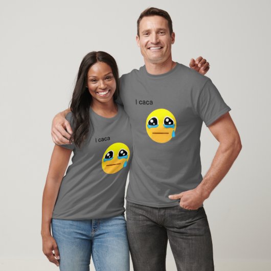 T-shirt I Caca Icon Cry Design Appareils (Unisexe)