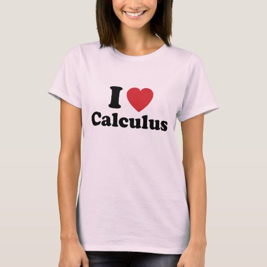 T-shirt I calcul de coeur (Devant)