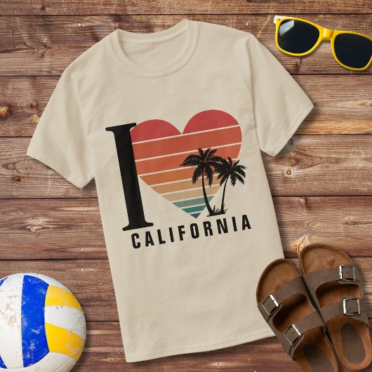 T-shirt I ♥ California Retro Tee