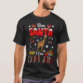 T-shirt I Can Explain Christmas Lights Leopard Plaid Santa (Devant)