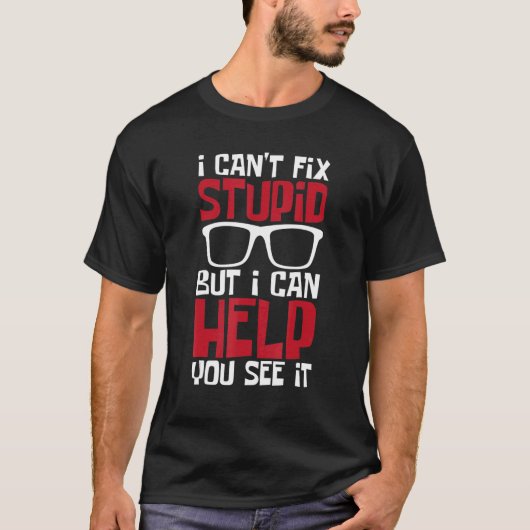 T-shirt I Can Help You See It Optometrist Optometry Eye D (Devant)