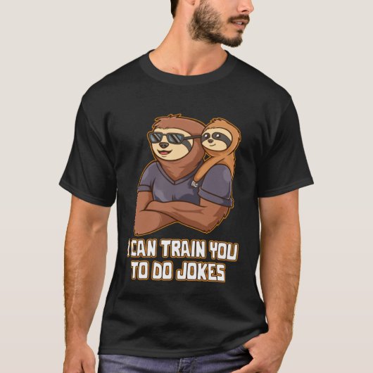 T-shirt I Can Train You To Do Jokes Pun Dad Gag Daddy (Devant)