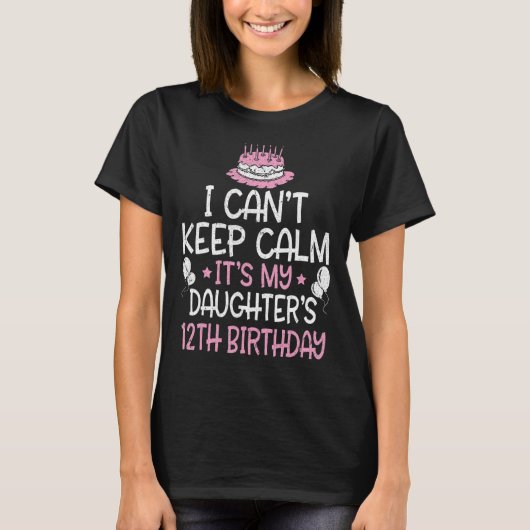 T-shirt I Can't Keep Calm It's (Devant)