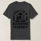 T-shirt i canx27t ix27m en comptabilité comptable (Design devant)